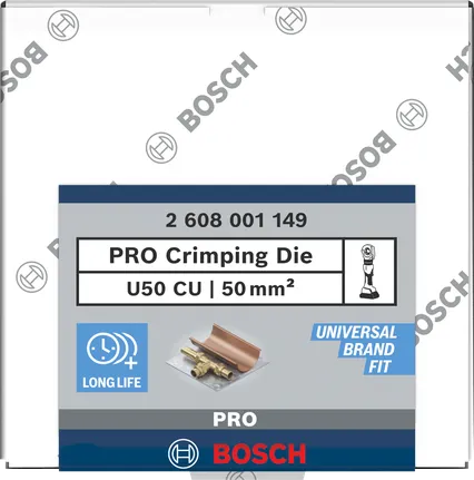 Bosch PRO krimpelőbetét 50 mm².