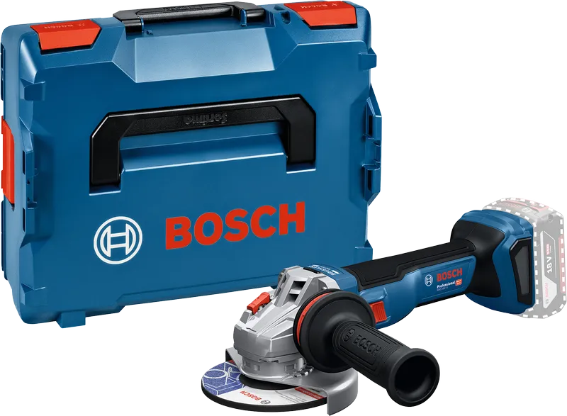Bosch GWS 18V-11 akkus sarokcsiszoló kofferben.