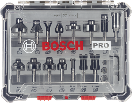 Bosch PRO marófej készlet 15 részes.