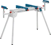 Bosch GTA 2600 fűrészállvány kihúzható tartóval.