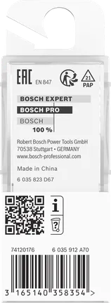 Bosch PRO maró egyenes maró 12×31,5 mm 8 mm-es szárral.
