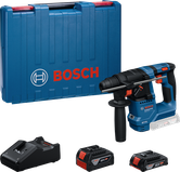 Bosch GBH 18V-18 akkus fúrókalapács készlet.