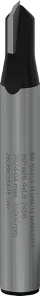 Bosch PRO marófej V-horony 90°, 6 mm-es szár.