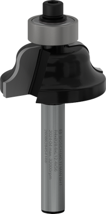 Bosch PRO marófej, római Ogee, R4 szárral, 6 mm.