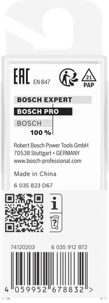 Bosch PRO marófej 1/2″ x 3/8″, 1/4″ szárral.