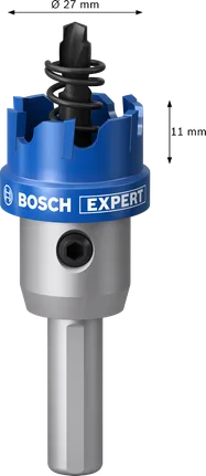 Bosch EXPERT lemezmegmunkáló furatos lyukfűrész 27 mm.