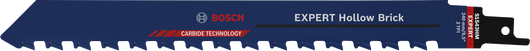 Bosch EXPERT üreges tégla ortfűrészlap falazathoz.