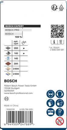 Bosch Expert Multi Material 60×60 mm-es lyukfűrész.