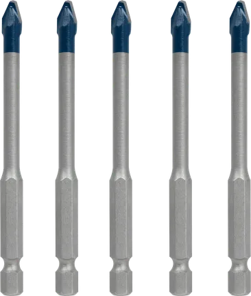 Bosch EXPERT HEX-9 kemény kerámia fúrószárkészlet, 6 mm, 5 darabos.