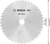 Bosch PRO Steel körfűrészlap 203x2x25,4 mm.