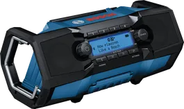 Bosch GPB18V-3SC munkahelyi rádió Bluetooth-szal.