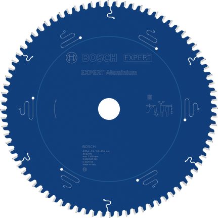 Bosch EXPERT alumínium körfűrészlap, 254 mm átmérővel.