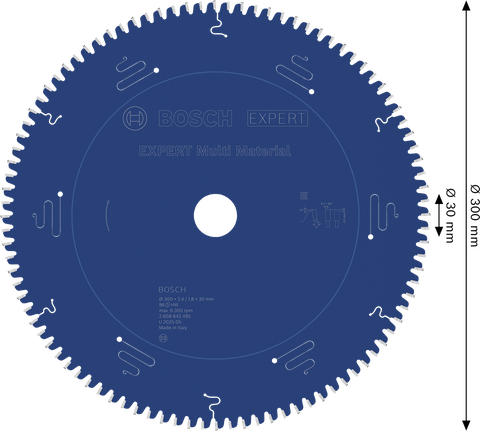 Bosch EXPERT többcélú körfűrészlap 300 mm.