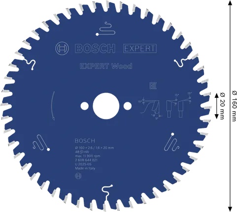 Bosch EXPERT fa körfűrészlap 160 mm T48.
