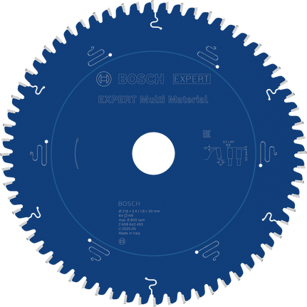 Bosch EXPERT többcélú körfűrészlap 216 mm.