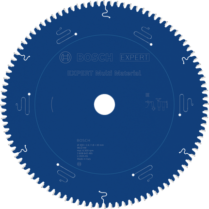 Bosch EXPERT Multi Material körfűrészlap, 300 mm átmérőjű.
