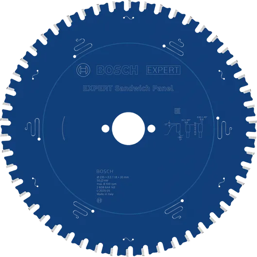 Bosch EXPERT szendvicspanel körfűrészlap, 235 mm.