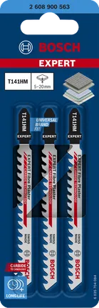 Bosch EXPERT Fiber Plaster T 141 HM szúrófűrészlap 3 db-os kiszerelésben.