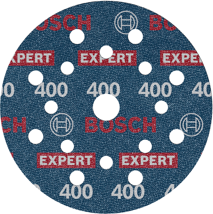 Bosch EXPERT O780 csiszolókorong, 125 mm, 400-as szemcseméretű.