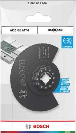 Bosch Starlock 85 mm-es ásványi vágópenge.