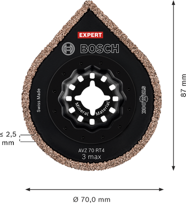 Bosch EXPERT AVZ 70 RT4 keményfém fugázólap 70 mm.