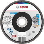 Bosch X451 lamellás csiszolótárcsa 150 mm G60 többféle anyag csiszolásához.