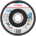 Bosch X451 legyezőlapos csiszolótárcsa 125 mm G40 többféle anyaghoz.