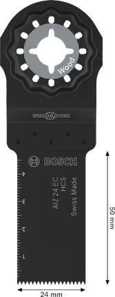 Bosch AIZ 24 EC Starlock favágó penge, 24x50 mm.