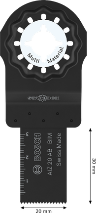 Bosch AIZ 20 AB többfunkciós vágólap, 20x30 mm.