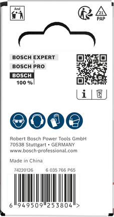 Bosch lemezlyukasztó 32 x 1 mm-es csomagolásban.