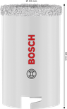 Bosch 43 mm-es tégla- és puhacsempéhez való furatos lyukfűrész.