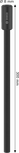 Bosch hosszabbító rúd standard befogótüskéhez, 300 mm hosszú.