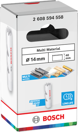 Bosch Multi Material menetes lyukfűrész 14 x 40 mm.