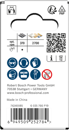 Bosch Multi Material menetes lyukfűrész 24 x 40 mm csomagolás.