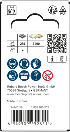 Bosch Multi Material menetes lyukfűrész 30x40 mm-es csomagolás.