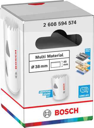 Bosch Multi Material menetes lyukfűrész 38 x 40 mm.