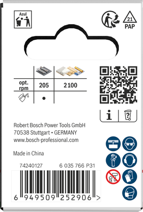 Bosch Multi Material menetes lyukfűrész 43 x 40 mm.