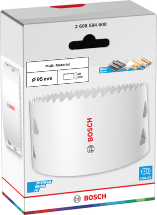 Bosch Multi Material menetes lyukfűrész 95x40 mm.