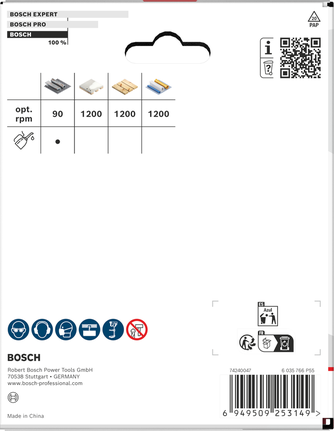 Bosch Multi Material menetes lyukfűrész 98 x 40 mm különféle felületekhez.