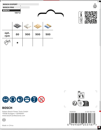 Bosch Multi Material menetes lyukfűrész 111x40 mm-es csomagolásban.