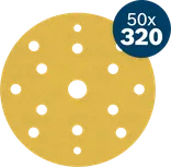 Bosch EXPERT C470 150 mm-es G320 többlyukú csiszolópapír tárcsa.