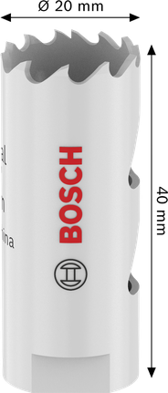 Bosch Multi Material menetes lyukfűrész 20 x 40 mm.