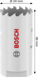 Bosch Multi Material menetes lyukfűrész 24 x 40 mm.