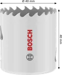 Bosch Multi Material menetes lyukfűrész 40x40 mm.