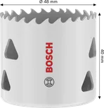 Bosch Multi Material menetes lyukfűrész 48 x 40 mm.