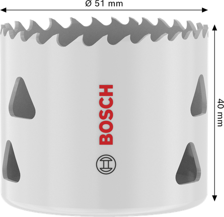 Bosch Multi Material menetes lyukfűrész 51 x 40 mm.