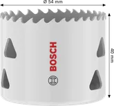 Bosch Multi Material menetes lyukfűrész 54 x 40 mm.