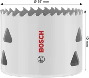 Bosch Multi Material menetes lyukfűrész 57x40 mm.