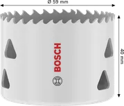 Bosch Multi Material menetes lyukfűrész 59 x 40 mm.