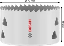 Bosch Multi Material menetes lyukfűrész 73 x 40 mm.
